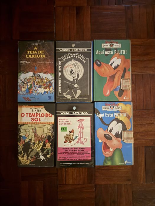 Filmes Animação - VHS