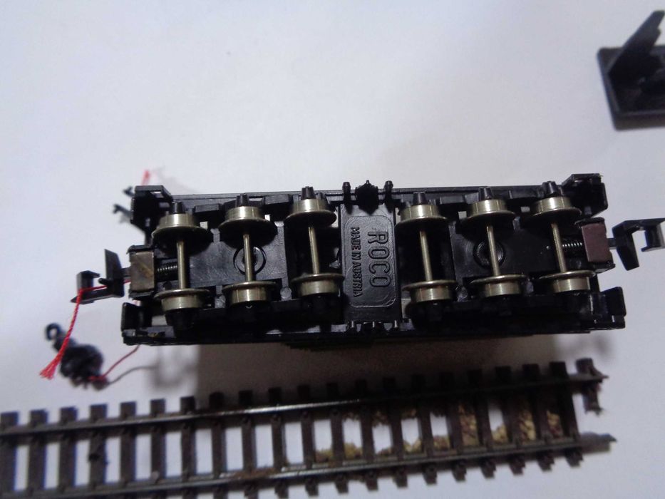 1:160 ROCO Vagão grua para BRICOLAR com falhas de peças