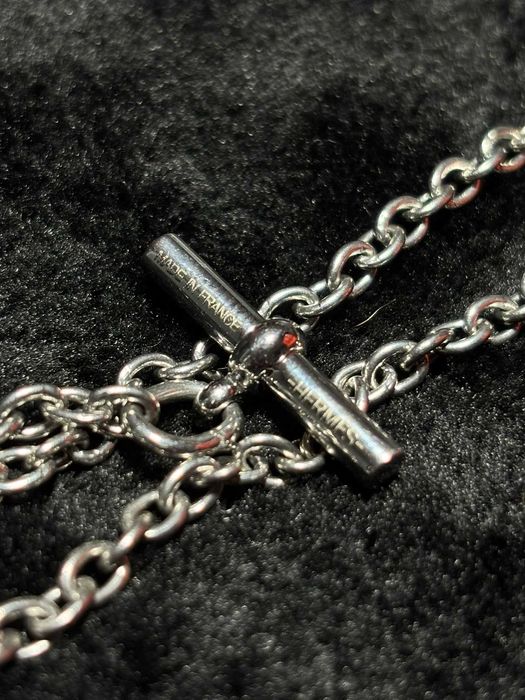 Colar de metal Helios Cheval da Hermès 60cm