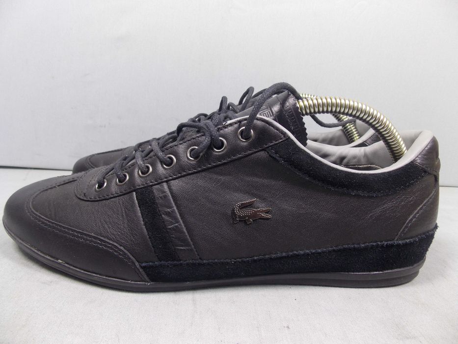 Lacoste 11941 Mens Black Leather