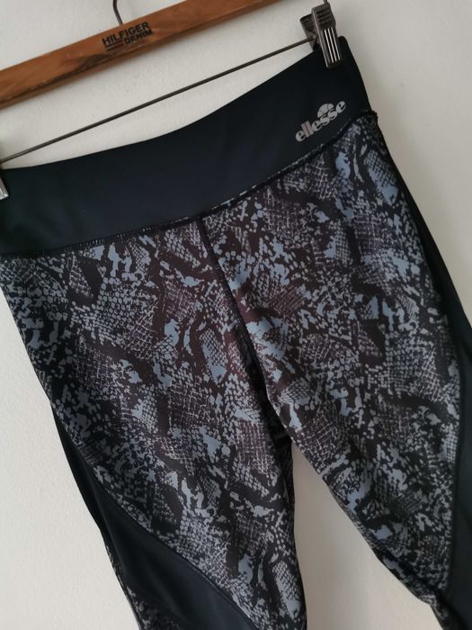 Ellesse legginsy sportowe damskie wzór IDEAŁ ORYGINAŁ M