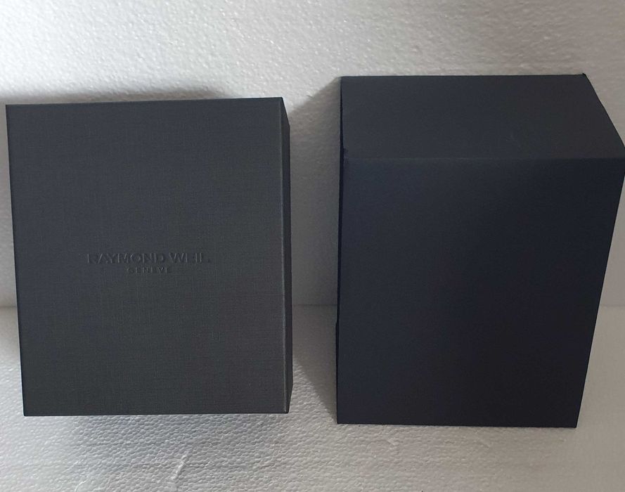 Caixa para relógio Raymond Weil, completa - NOVA
