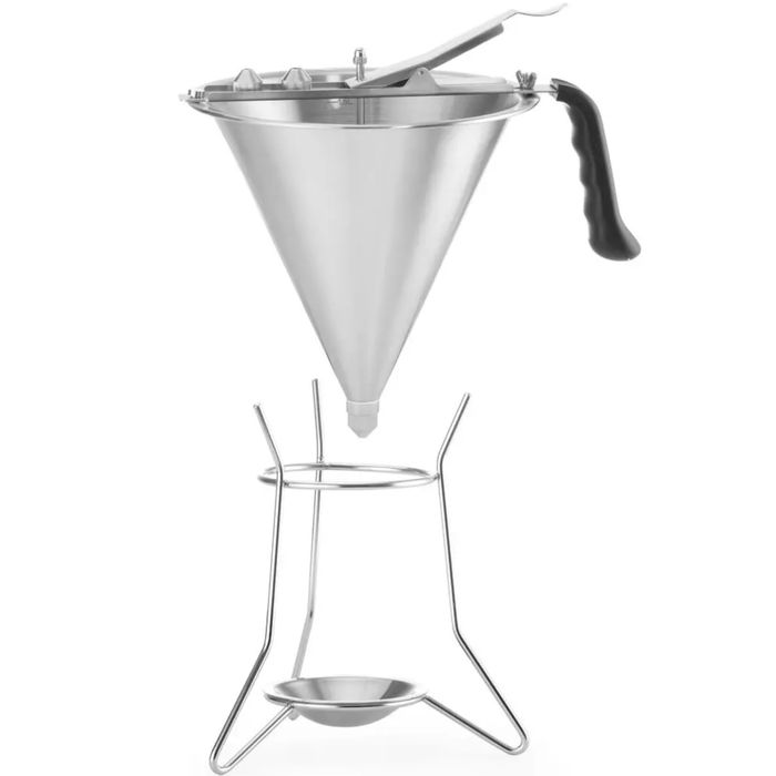 Dozownik pistolet stalowy do sosów i kremów - hendi 551806