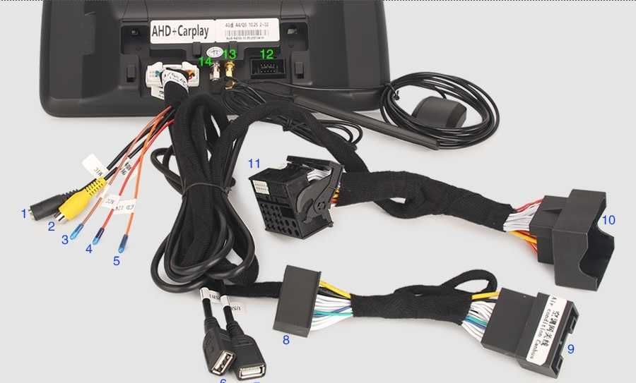 Radio FM RDS DAB+ CarPlay Android WiFi GPS USB MP4 MP3 Audi A4 A5