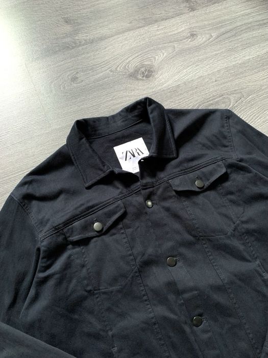 Куртка сорочка zara denim jacket овершот