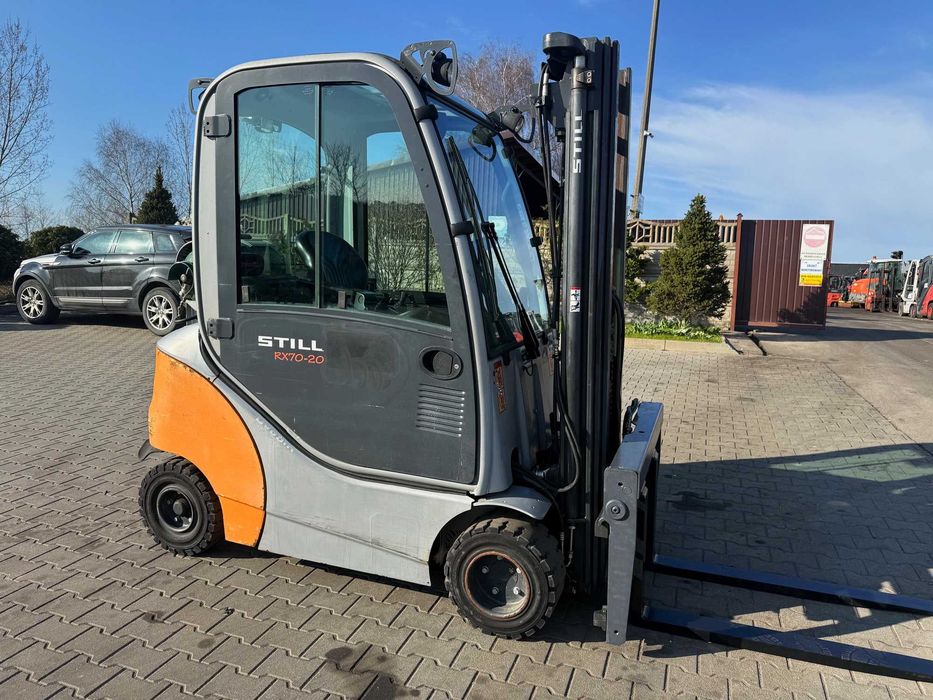 wózek widłowy STILL RX70-20T LPG Triplex 4.70m 2000kg przesuw pozycjoner wideł 2015r 5290mtg kabina