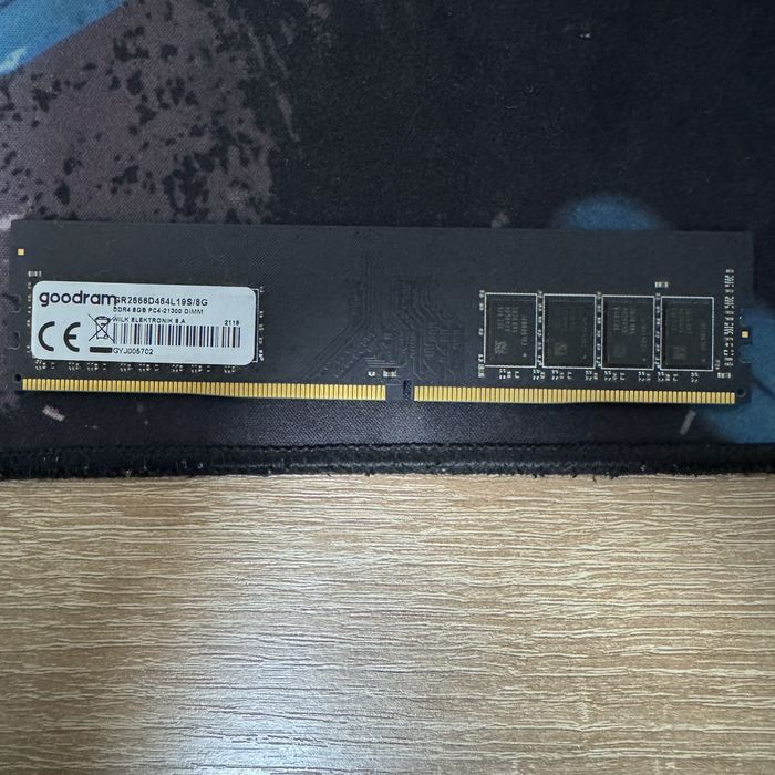Оперативна пам'ять Goodram DDR4 8GB 2666MHz DIMM (GR2666D464L19S/8G)