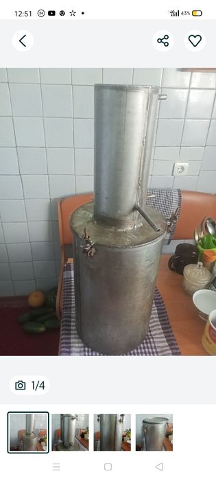 Дистилятор з нержавійки