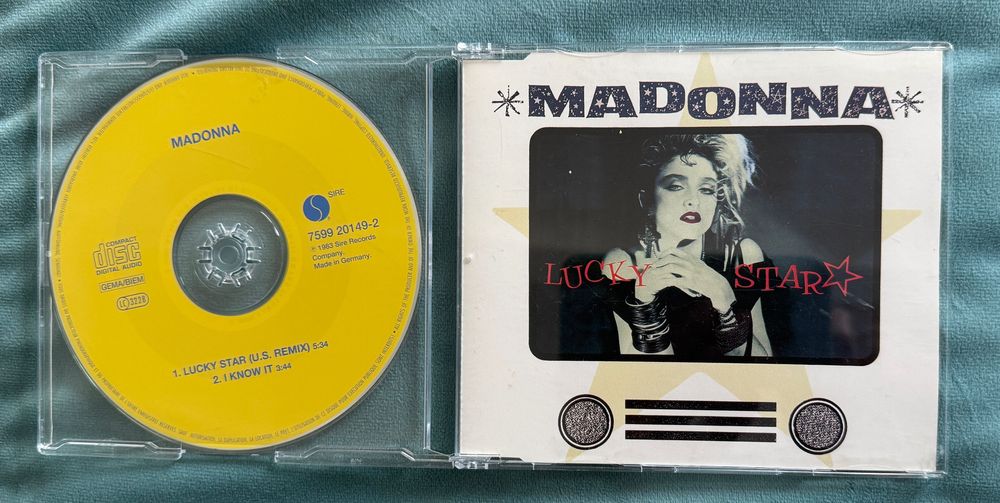 Madonna - Lucky Star *2 - Cd Single Yellow Series - Germany
