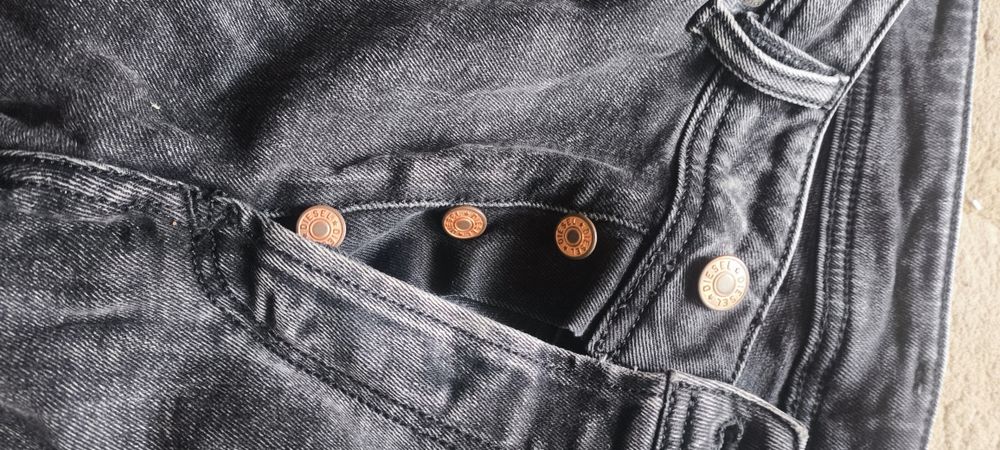 Джинси Diesel Sleenker Skinny W36 L32 Оригінал (Сірі/Чорні)