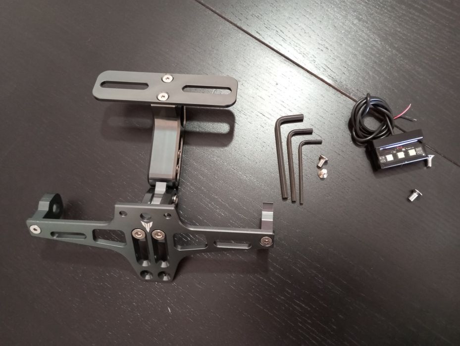 Suporte de Matrícula para Moto