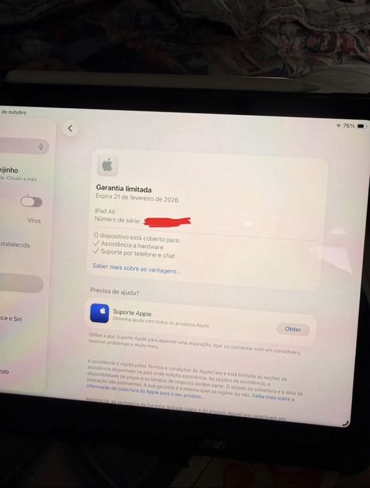 Ipad Air M2 11” (256GB) + Apple Pencil pro + acessórios (garantia)