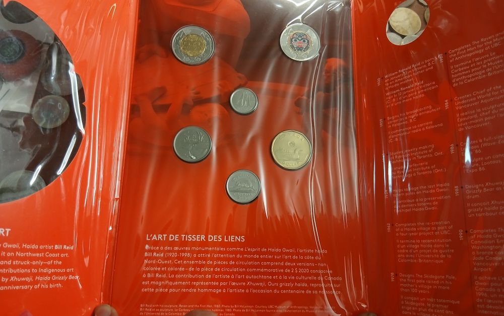 Moedas do Canada Bill Reid 2000