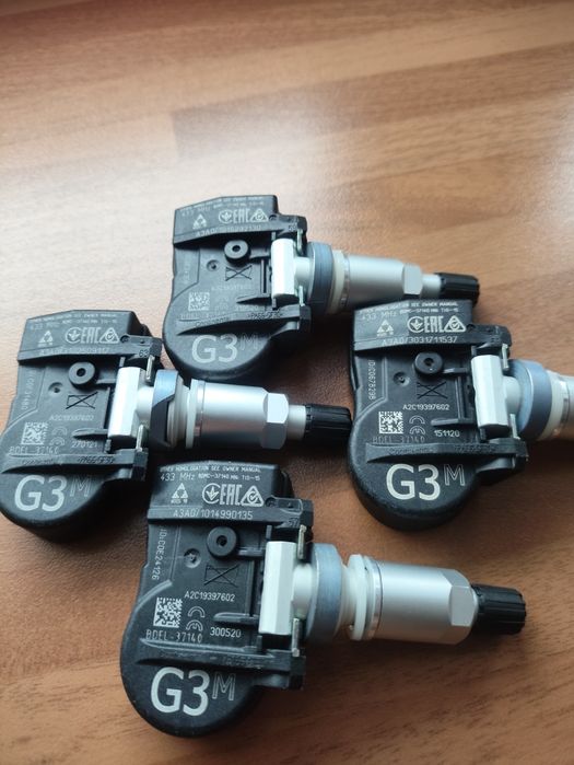 Nowe świeże 4x czujniki ciśnienia kole tpms Mazda 3 B CX-30 2019- 2025