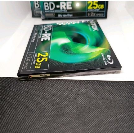 Pack de 3 Lot of 3 TDK BD-RE 25GB Blu-ray Rewritable Disc 1-2x Speed DURABIS2 - Novos/Selados