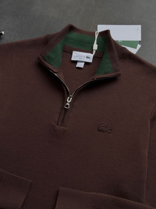 Lacoste zip светр