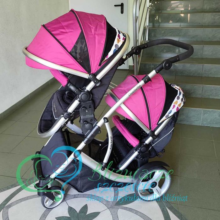 Wózek dla dwójki dzieci KOMIS