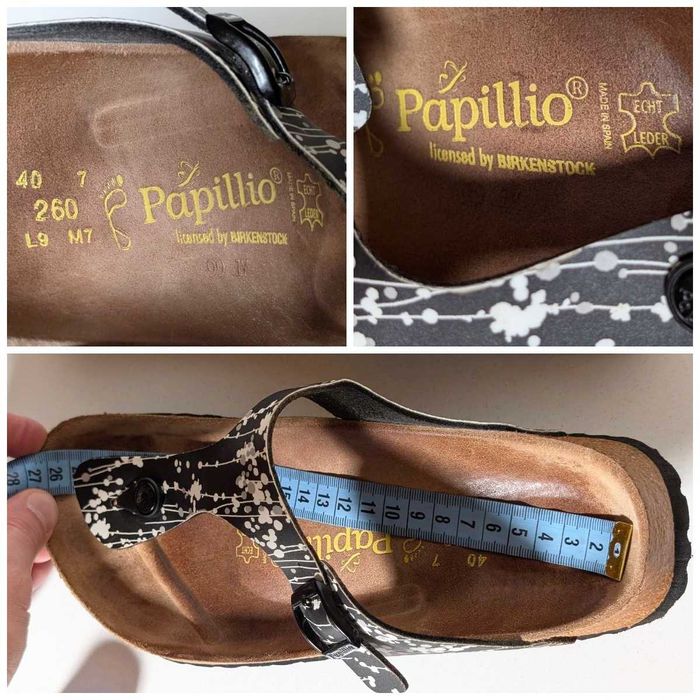 Шльопанці Birkenstock Gizeh Made Spain оригінал 40розмір 26см ідеальні