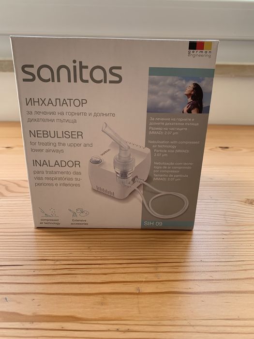 Inalador novo em embalagem original