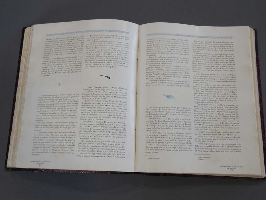 Livro Os Grandes Vultos da Restauração de Portugal, Rocha Martins