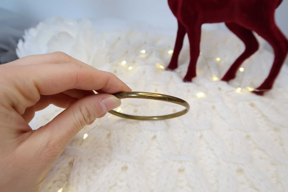 Bransoletka lata 70s PRL vintage retro mosiądz mosiężna klasyczna 19