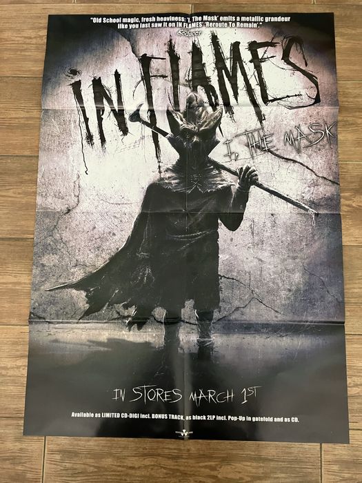 Poster In Flames - I, The Mask - Original Nuclear Blast