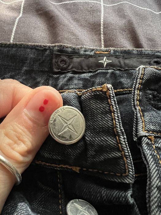 чорні джинси Stone Islande