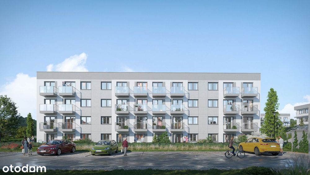 2-pokojowe mieszkanie 41m2 + balkon