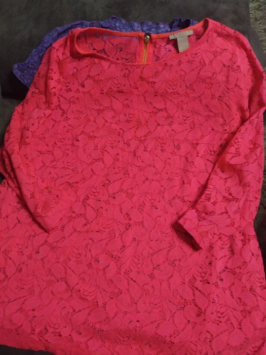 Zestaw Bluzka H&M i bluzka milieu XL