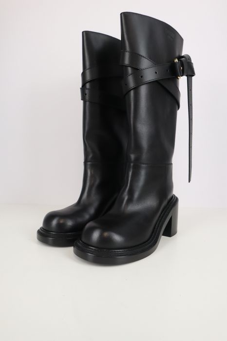 Buty damskie Moschino, rozmiar 37, czarne, skórzane, damskie, botki SCH5244