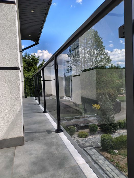 Balustrady szklane