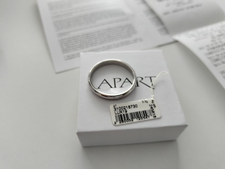 Obrączki srebrne Apart