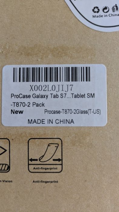 2 Protecção ecrã Samsung Galaxy tab S7