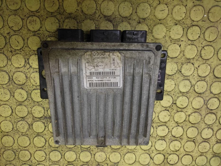 renault kangoo sterownik silnika 8200259934