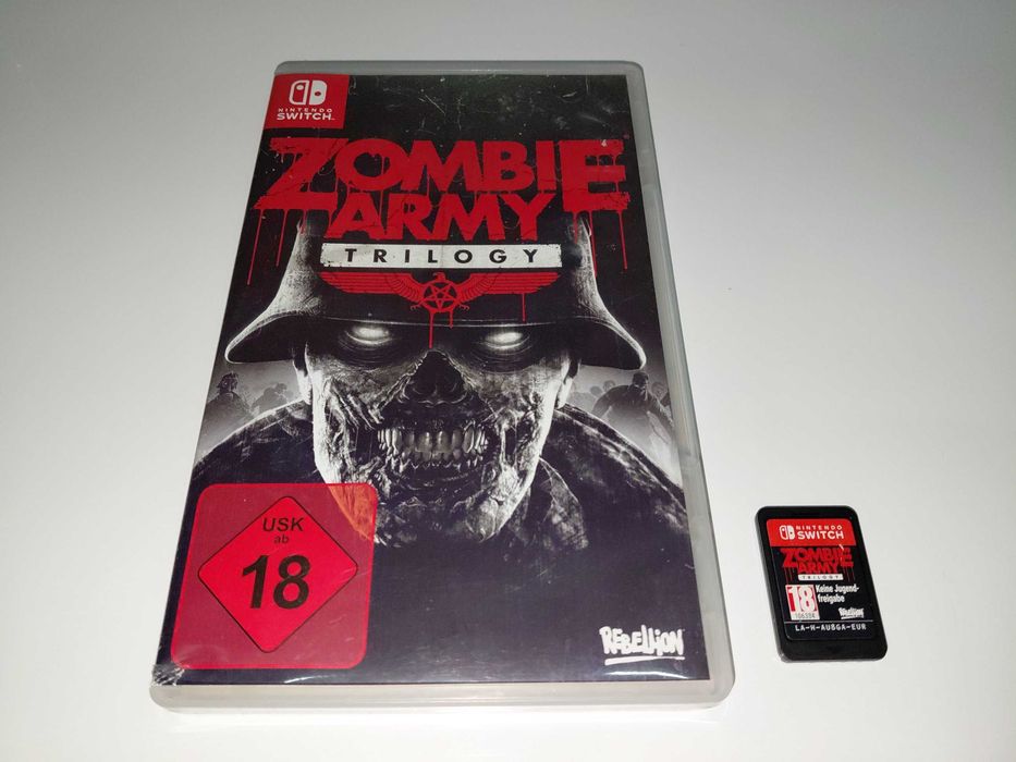 switch ZOMBIE ARMY TRILOGY strzelanka 2 wojna i zombiaki kardridż