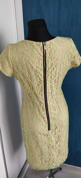 zielona / pistacjowa sukienka J&R