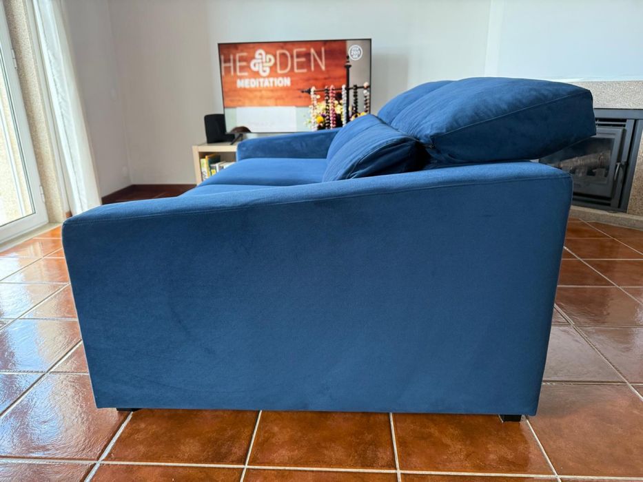 Sofá 3 lugares reclinável - Gato Preto (novo preço)