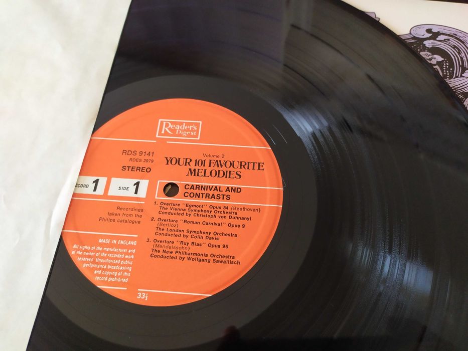 16 discos vinil - 101 Favourite Melodies, da música clássica