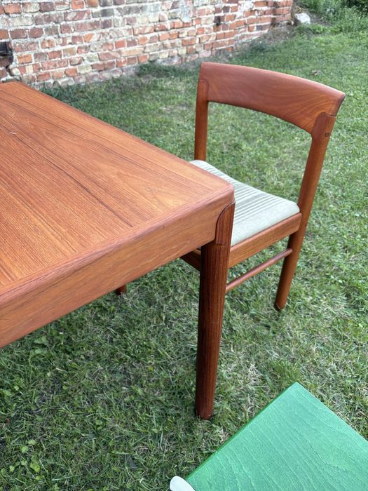Tekowy duński stół Bramin mid century, vintage design