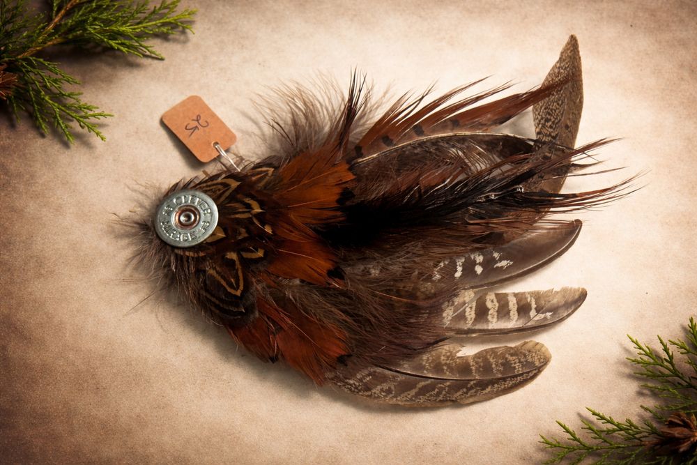 Przypinka Myśliwska + spinka do włosów