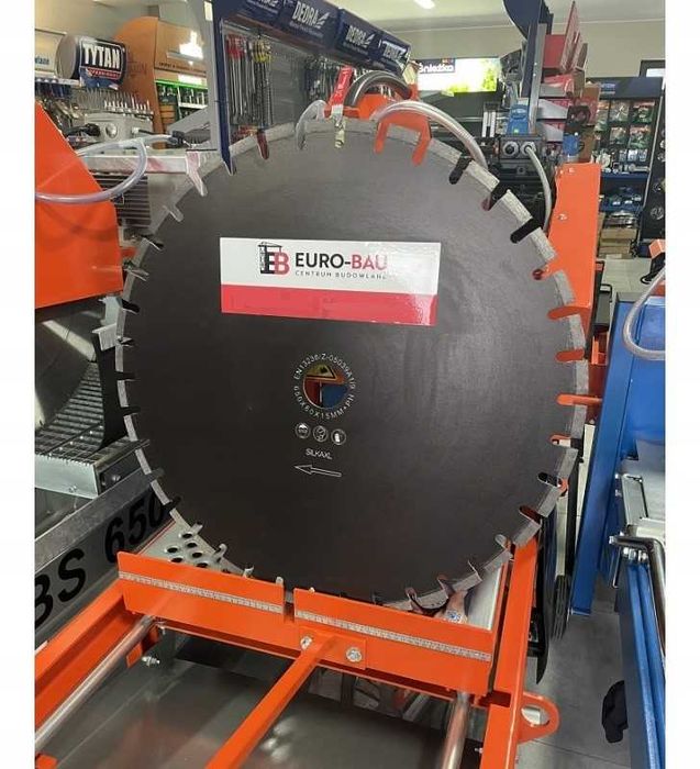 Tarcza diamentowa 650/60/25,4 mm MIDAN SILKA XL segment 15mm piła przecinarka stolikowa