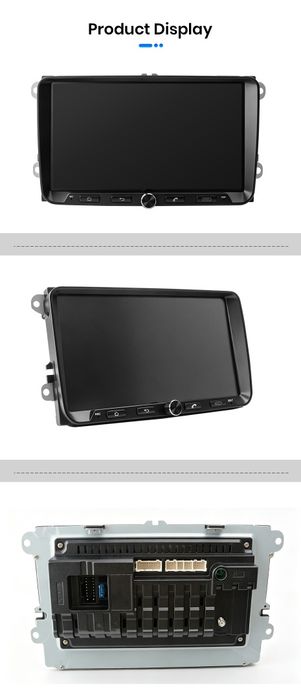 Rádio 9" Android VW Skoda Seat 2/64GB CarPlay Android Auto (Novo Modelo)