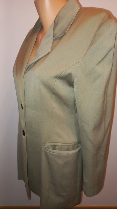 długa marynarka jednorzędowa L