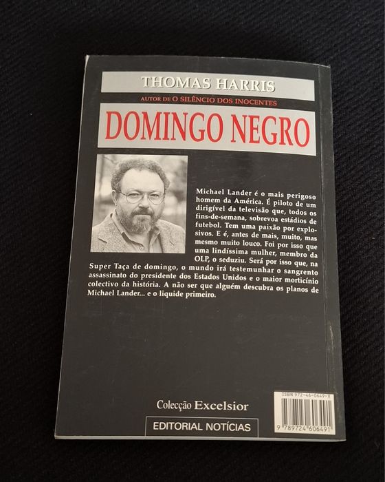 Livro Domingo Negro, de Thomas Harris