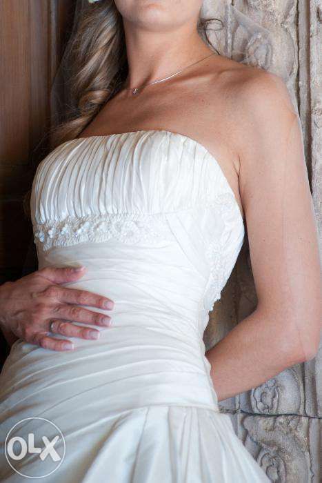 Suknia ślubna Pronovias Mambo cudny tren + GRATISY