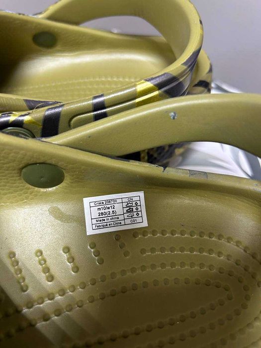 Крокси Crocs x CLOT green premium