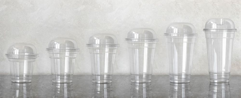 Стакан купольний від 1,55грн для коктелєй, пластикові стакани.