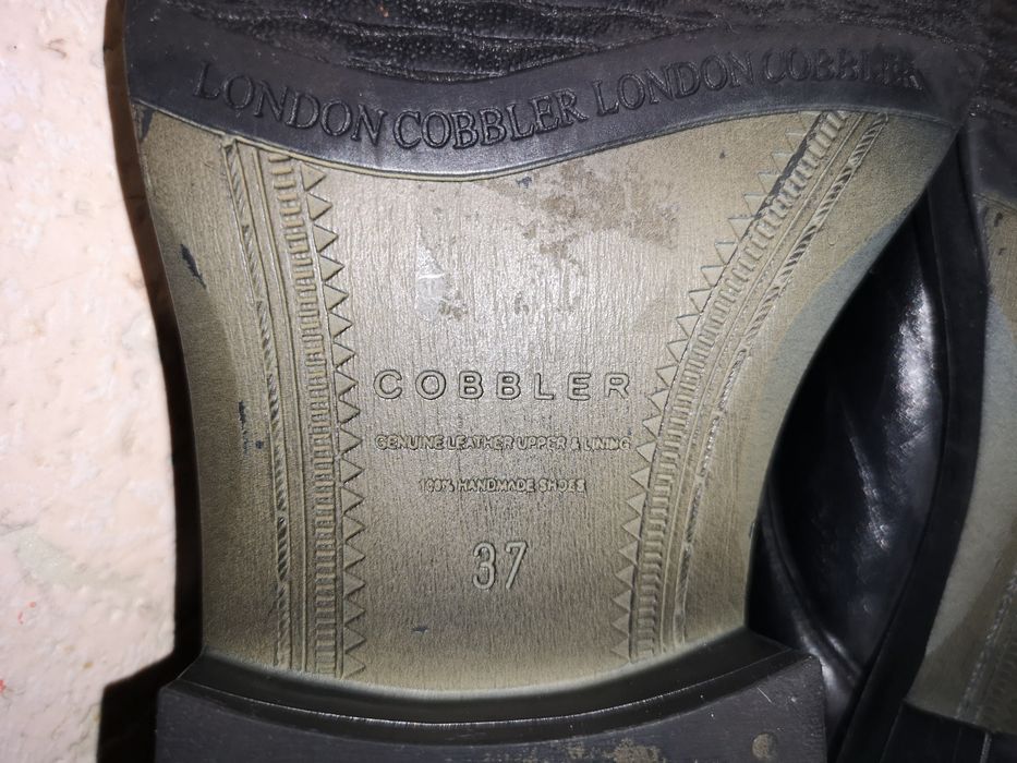 Мужские кожаные туфли (37 размер)