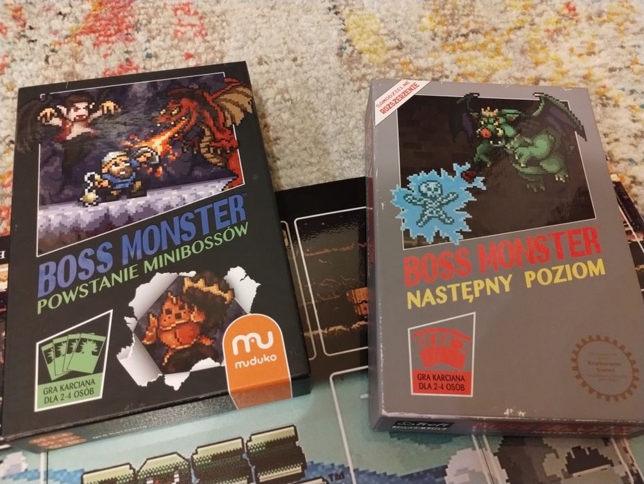 Boss Monster + Powstanie Minibosów + Następny Poziom+ Niezbędnik + ...