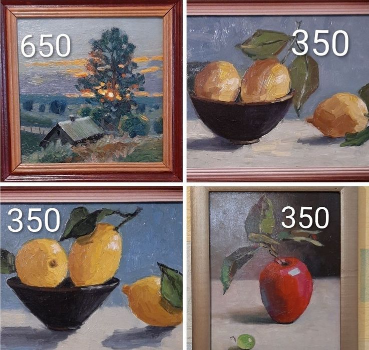 Картины разные масло